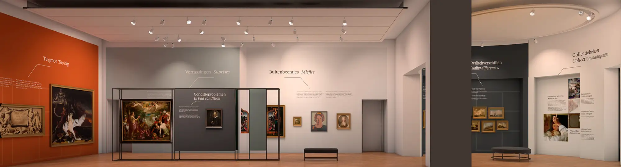 3d visualisatie Mauritshuis | den Haag | Ontwerp: Lies Willers